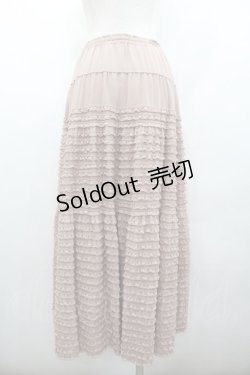 画像2: KANEKO ISAO / ピコフリルスカート  ピンク I-26-01-24-078-EL-SK-SA-ZI