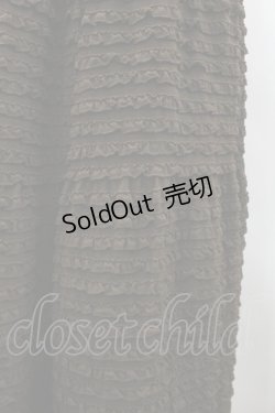 画像3: KANEKO ISAO / ポリエステルピコフリルスカート  ブラウン I-26-01-24-083-EL-SK-SA-ZI