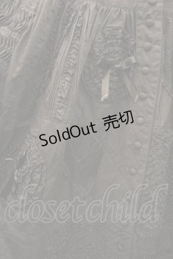 画像3: WONDERFUL WORLD / ピコフリル&ピンタックモチーフパッチワークスカート  ブラウン I-26-01-24-084-LO-SK-SA-ZI