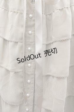 画像3: KANEKO ISAO / パール釦フリルスカート  ベージュ I-26-01-24-088-EL-SK-SA-ZI