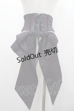 画像2: ALICE and the PIRATES / メアリーのリボンコルセット  ワイン I-26-01-24-089-PA-ZA-AS-ZI