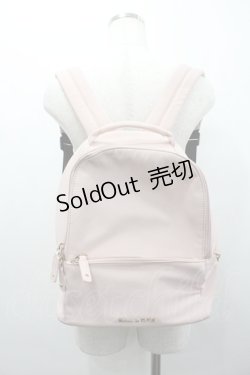 画像1: Maison de FLEUR / ロゴリュック  ピンク I-26-01-24-093-LO-BG-SA-ZI