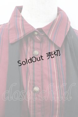 画像3: axes femme POETIQUE / 袖プリーツフリル使いブラウス  ボルドー I-26-01-24-001-AX-BL-SA-ZI