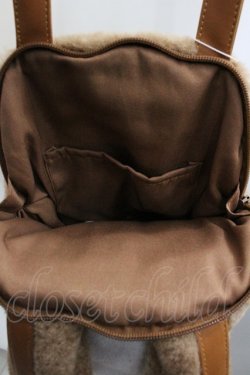 画像3: PINK HOUSE / クッキーラビッツ顔ぐるみバッグ  ブラウン I-26-01-24-097-LO-BG-HR-ZI