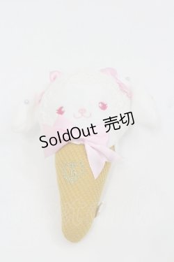 画像1: BABY,THE STARS SHINE BRIGHT / うさくみゃちゃんアイスマスコット  白 I-26-01-24-112-BA-ZA-AS-ZI