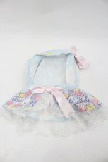 画像1: BABY,THE STARS SHINE BRIGHT / くみゃちゃんのKiraKira Sweets Halloween柄くみゃちゃんねこみみケープ  サックス I-26-01-24-113-BA-ZA-SA-ZI (1)