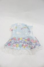 画像2: BABY,THE STARS SHINE BRIGHT / くみゃちゃんのKiraKira Sweets Halloween柄くみゃちゃんねこみみケープ  サックス I-26-01-24-113-BA-ZA-SA-ZI (2)