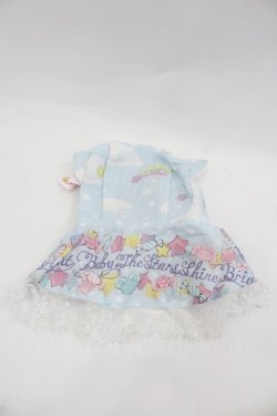 画像2: BABY,THE STARS SHINE BRIGHT / くみゃちゃんのKiraKira Sweets Halloween柄くみゃちゃんねこみみケープ  サックス I-26-01-24-113-BA-ZA-SA-ZI