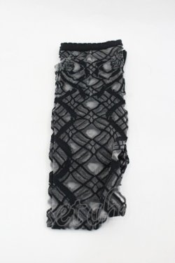 画像1: ALICE and the PIRATES / ロザリアリボンシースルーオーバーニーソックス  黒 I-26-01-24-120-PA-ZA-SA-ZI