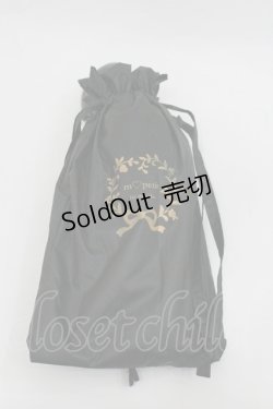 画像1: m petit by misako / 折り畳み傘  黒 I-26-01-24-122-LO-ZA-HR-ZI