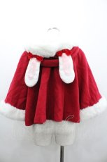 画像2: Angelic Pretty / Bunnyケープコート  赤 I-26-01-24-023-AP-CO-AS-ZT0406I (2)