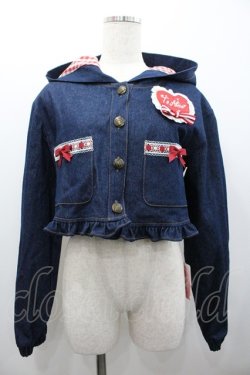 画像1: To Alice / うさみみデニムジャケット  ブルー I-26-01-24-025-LO-JA-AS-ZI