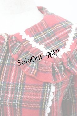 画像3: axes femme kawaii / ガーリーリボンショートコート  赤 I-26-01-24-029-AX-CO-AS-ZI