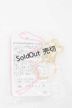 画像1: Angelic Pretty / Pure Crownリング  ゴールド I-26-01-26-049-AP-AC-SA-ZI