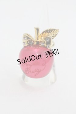 画像1: Angelic Pretty / Girly Appleリング  赤 I-26-01-26-050-AP-AC-SA-ZI