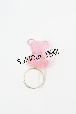 画像1: Angelic Pretty / はにかみベアーDropリング  ピンク I-26-01-26-060-AP-AC-SA-ZI