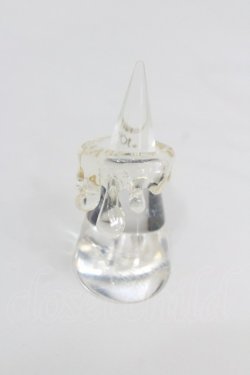 画像1: Q-pot. / Mizuame Melt Ring 12号 クリア I-26-01-26-066-QP-AC-SA-ZI