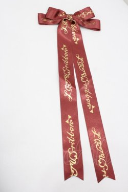 画像1: LOTUS ribbon / リボンブローチ  ブラウン I-26-01-26-075-EL-AC-SA-ZI