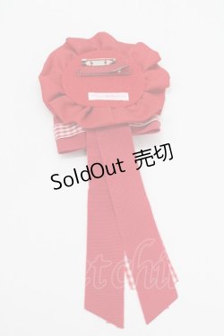 画像2: Angelic Pretty / Sweet Strawberryワッペンロゼッタブローチ  赤 I-26-01-26-079-AP-ZA-SA-ZI