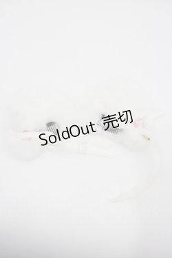 画像1: Angelic Pretty / Girly Earクリップ  白 I-26-01-26-083-AP-AC-SA-ZT0206V