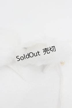 画像2: Angelic Pretty / Girly Earクリップ  白 I-26-01-26-083-AP-AC-SA-ZT0206V