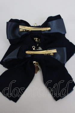 画像2: Amavel / Galette des Roisリボンクリップ  ネイビーｘゴールド I-26-01-26-086-CA-AC-SA-ZI