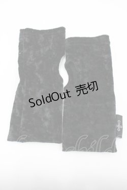 画像2: Ozz Croce / ベロア刺繍グローブ  ブラック I-26-01-26-009-OO-ZA-SA-ZT0206V