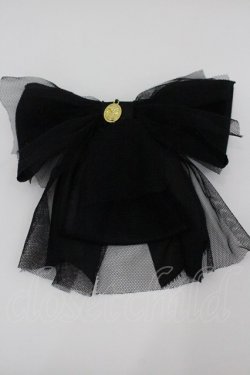 画像1: JESUS DIAMANTE / ロココドールベルサイユバレッタ  黒 I-26-01-26-090-JE-AC-SA-ZI