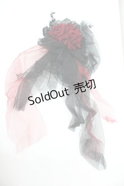 画像1: Morun x Muuna Stoik / 羽根ローズチュール2WAYクリップ  黒 I-26-01-26-091-LO-AC-SA-ZI