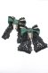 画像2: BABY,THE STARS SHINE BRIGHT / Maria de la Croixリボンコーム  黒ｘ黒レースｘゴールド I-26-01-26-095-BA-AC-SA-ZI (2)