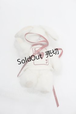 画像1: PINK HOUSE / G トランプうさぎさんブローチ  白Ｘ赤 I-26-01-26-100-LO-ZA-SA-ZI