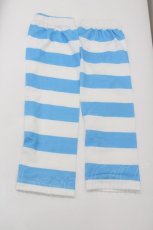 画像1: GOTHPUNKその他(買取対象外) / ボーダーアームカバー  サックスＸ白 I-26-01-26-011-PU-PA-SA-ZT610-F005 (1)