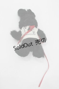 画像1: PINK HOUSE / G トランプうさぎさんブローチ  黒Ｘ赤 I-26-01-26-105-LO-ZA-SA-ZI