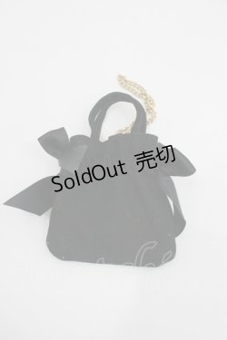 画像2: Maison de FLEUR / クロミダブルリボントートバッグチャーム  黒Ｘゴールド I-26-01-26-106-LO-BG-SA-ZI