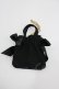画像2: Maison de FLEUR / クロミダブルリボントートバッグチャーム  黒Ｘゴールド I-26-01-26-106-LO-BG-SA-ZI (2)