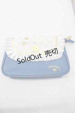 画像1: SWIMMER / 肉球ポーチ  ネイビーｘ白 I-26-01-26-110-EL-ZA-SA-ZI