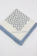 画像1: WONDERFUL WORLD / ノベルティハンカチ   I-26-01-26-122-LO-ZA-SA-ZT610-F006 (1)