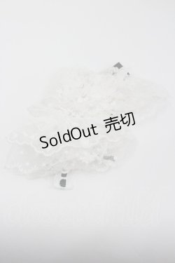 画像2: Angelic Pretty / おめかしはしごレースお袖とめ  白ｘ黒 I-26-01-26-021-AP-ZA-SA-ZT0206V