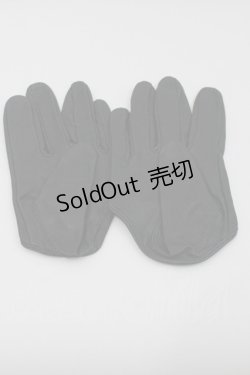 画像1: Na+H / レザーグローブ  黒 I-26-01-26-003-PU-ZA-HR-ZI