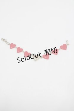 画像1: MILK / ドロップブレスレット  赤Ｘゴールド I-26-01-26-026-ML-AC-SA-ZI