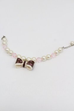 画像1: Angelic Pretty / ドリームリボンブレスレット  ブラウン I-26-01-26-027-AP-AC-SA-ZI