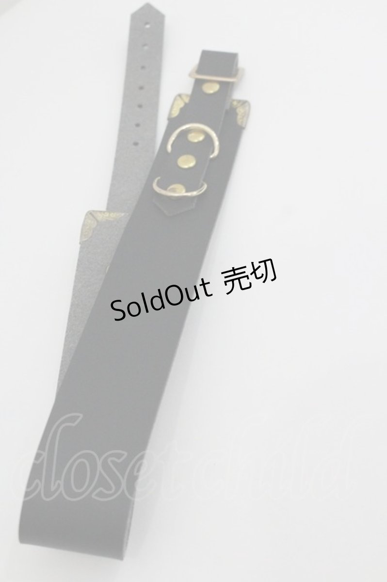 画像1: GOTHPUNKその他(買取対象外) / レザー調ブレスレット  ブラック I-26-01-26-029-PU-ZA-SA-ZT610-F004 (1)
