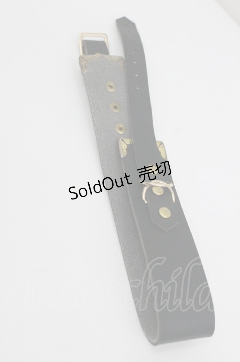 画像2: GOTHPUNKその他(買取対象外) / レザー調ブレスレット  ブラック I-26-01-26-029-PU-ZA-SA-ZT610-F004 (2)