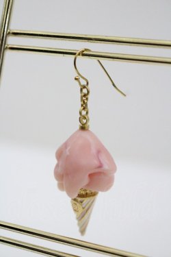 画像1: Q-pot. / メルティージェラートピアス  ピンク I-26-01-26-031-QP-AC-SA-ZI