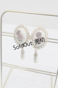 画像1: an another angelus / ローズカボションパールイヤリング  ピンク I-26-01-26-033-CA-AC-SA-ZI