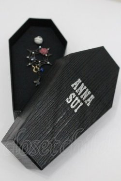 画像1: ANNA SUI / ジャック蜘蛛の巣モチーフピアス  シルバー I-26-01-26-039-PU-AC-SA-ZI