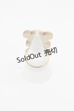 画像2: Angelic Pretty / Sweet Creamジンジャーくまリング  ブラウン I-26-01-26-040-AP-AC-SA-ZI