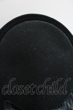 画像4: ALICE and the PIRATES / The Wizarding platform〜蒸気機関と霧の街の幻〜柄カンカン帽  黒 I-26-01-27-029-PA-AC-SA-ZI