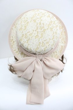 画像3: F&A / レース重ねストローキャノチェ  ピンク I-26-01-27-031-LO-AC-SA-ZI