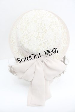 画像3: F&A / レース重ねストローキャノチェ  ピンク I-26-01-27-031-LO-AC-SA-ZT0206W